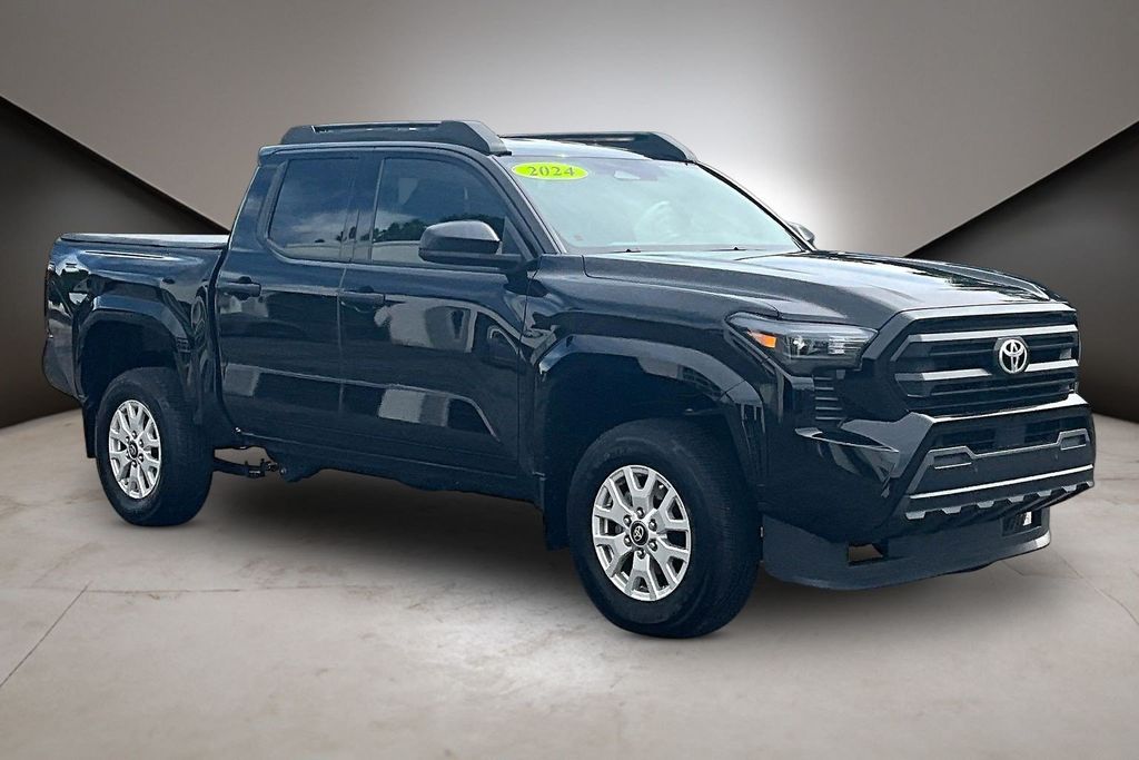 Black 2024 Toyota Tacoma Pickup Truck Four-Wheel Drive 8-Speed Automatic