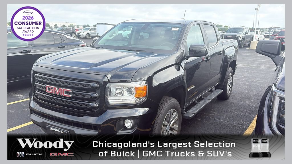 Onyx Black 2016 GMC Canyon Pickup Truck Four-Wheel Drive 6-Speed Automatic