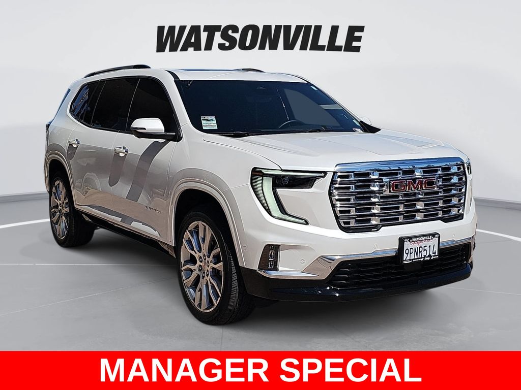 White Frost Tricoat 2024 GMC Acadia SUV / Crossover Front-Wheel Drive 8-Speed Automatic