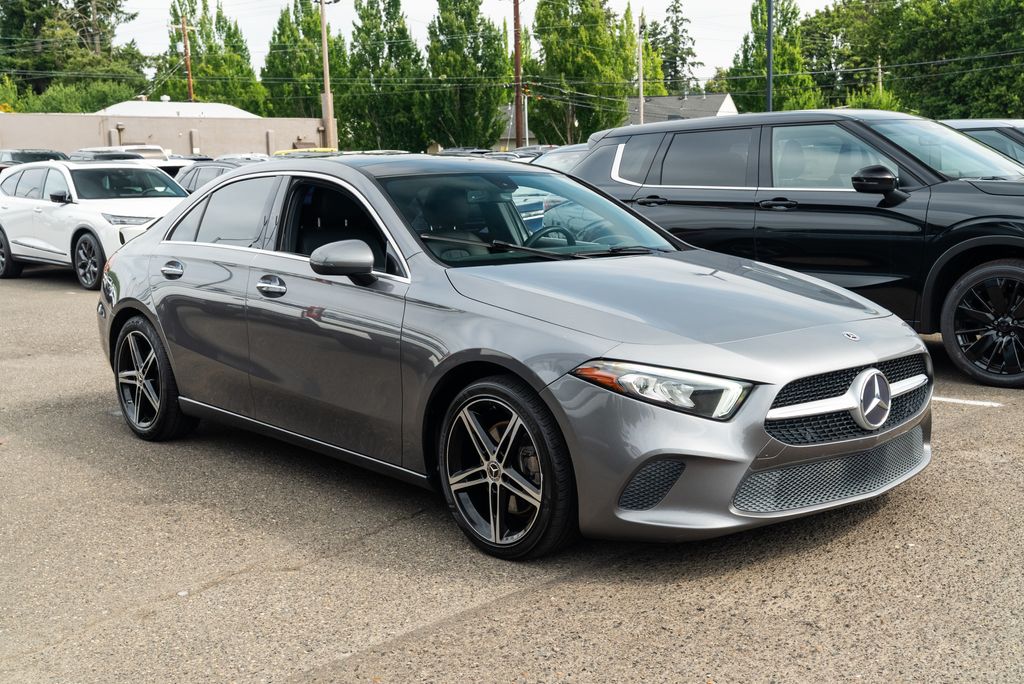 Mountain Gray Metallic 2021 Mercedes-Benz A-Class Sedan Front-Wheel Drive Automatic