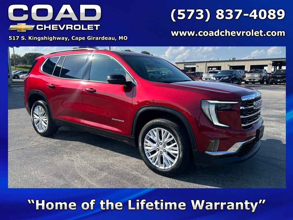 Volcanic Red Tintcoat 2026 GMC Acadia SUV / Crossover Front-Wheel Drive 8-Speed Automatic