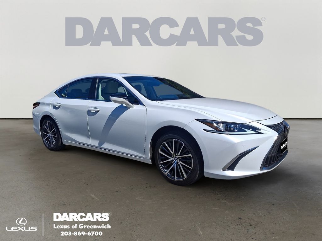 Eminent White Pearl 2023 Lexus ES Hybrid Sedan Front-Wheel Drive Continuously Variable Transmission