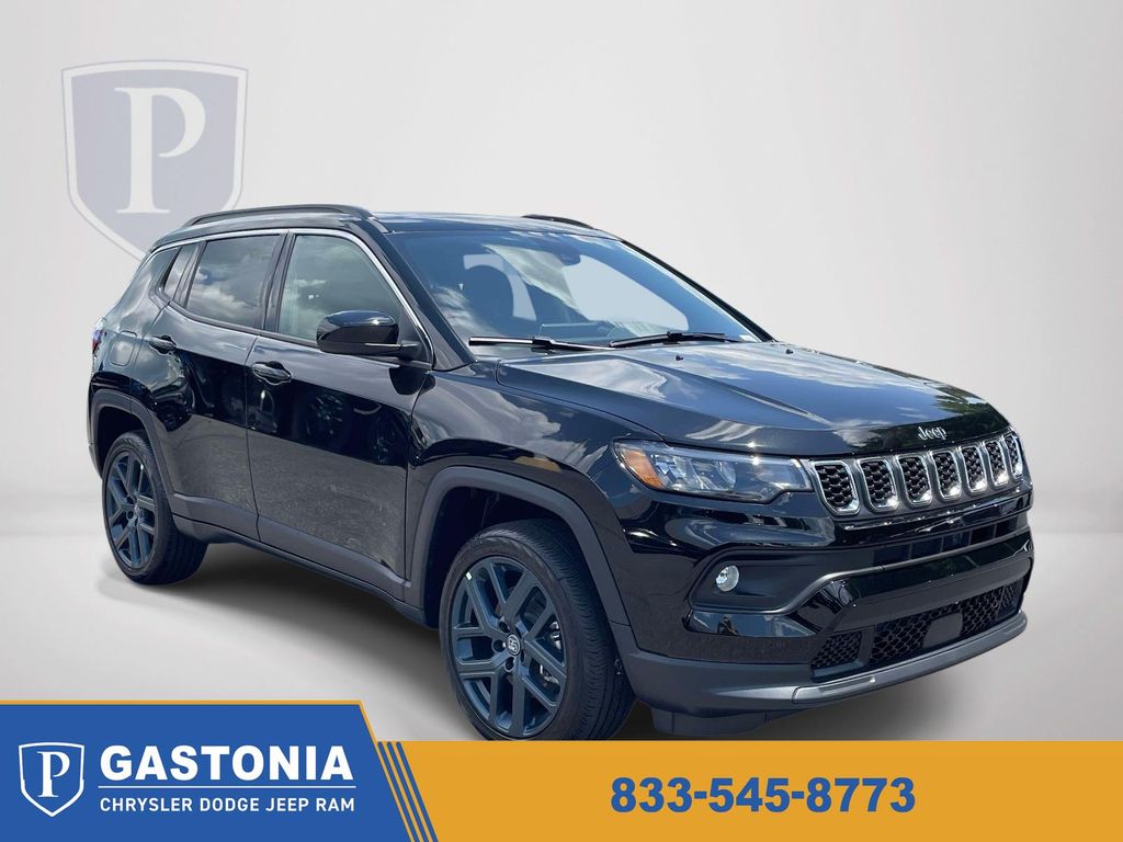Diamond Black Crystal Pearlcoat 2026 Jeep Compass SUV / Crossover Four-Wheel Drive 8-Speed Automatic