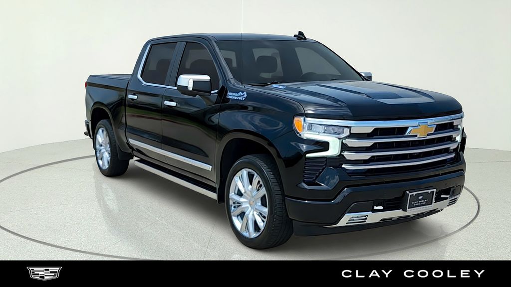 Black 2025 Chevrolet Silverado 1500 Pickup Truck Four-Wheel Drive Automatic