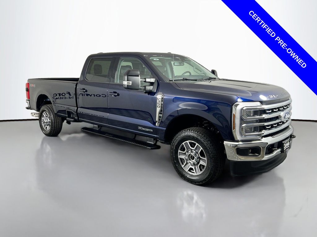 Antimatter Blue Metallic 2025 Ford F-350 Super Duty Lariat Crew Cab 4WD Pickup Truck Four-Wheel Drive Automatic