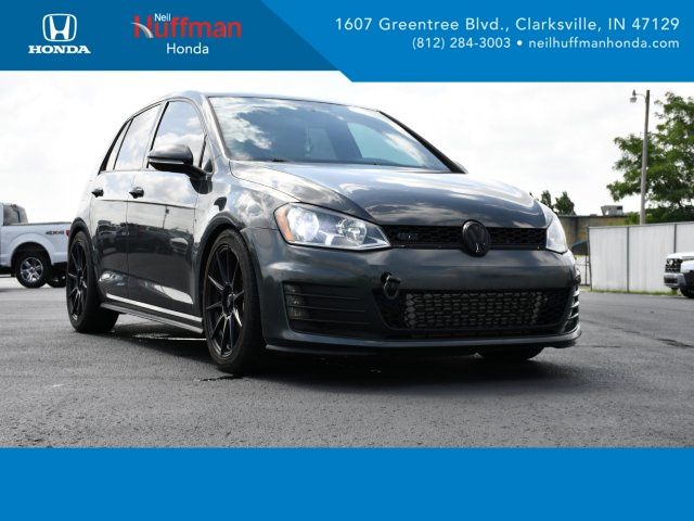 Carbon Steel Gray Metallic 2017 Volkswagen Golf GTI Hatchback Front-Wheel Drive 6-Speed Dual Clutch