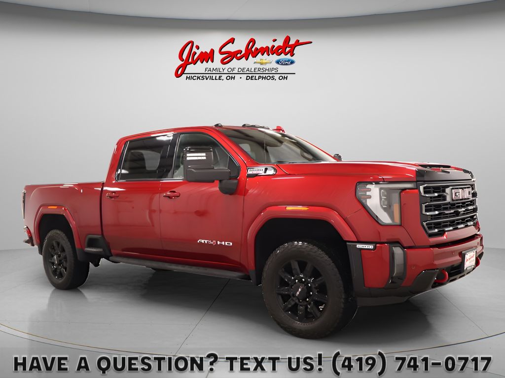 Volcanic Red Tintcoat 2024 GMC Sierra 2500HD Pickup Truck Four-Wheel Drive Automatic