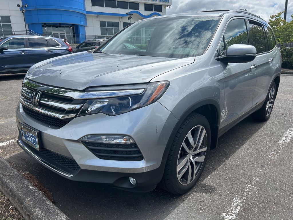 Lunar Silver Metallic 2016 Honda Pilot Touring AWD SUV / Crossover All-Wheel Drive 9-Speed Automatic