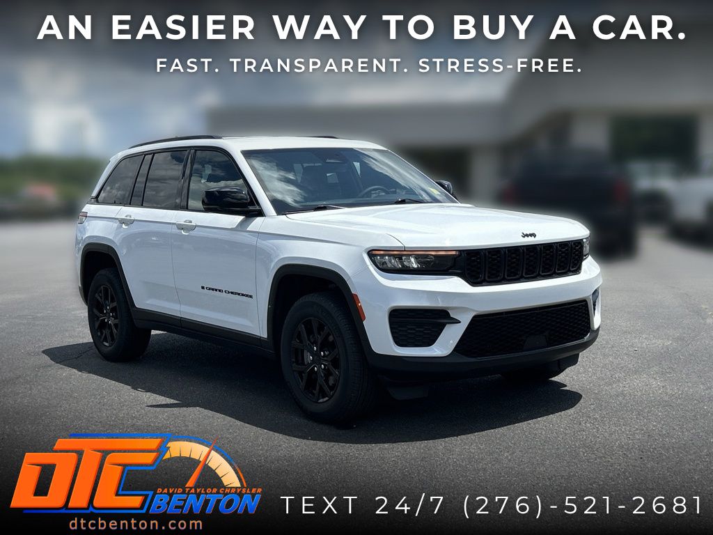 Bright White Clearcoat 2025 Jeep Grand Cherokee SUV / Crossover Four-Wheel Drive 8-Speed Automatic