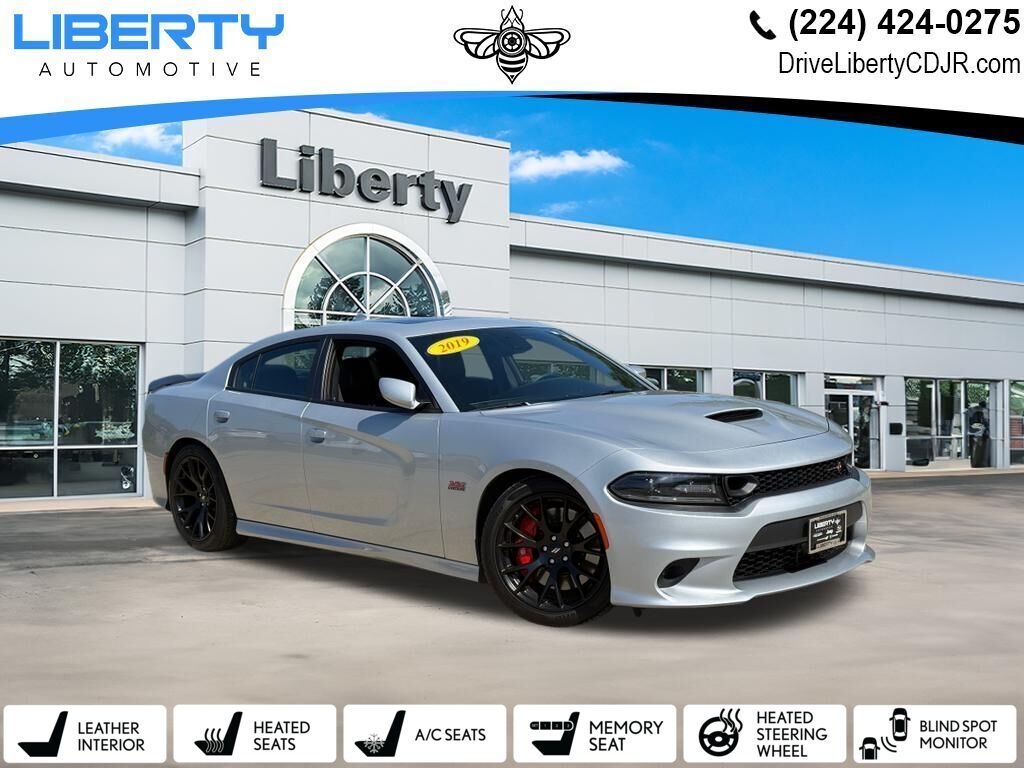 Triple Nickel Clearcoat 2019 Dodge Charger Sedan Rear-Wheel Drive 8-Speed Automatic