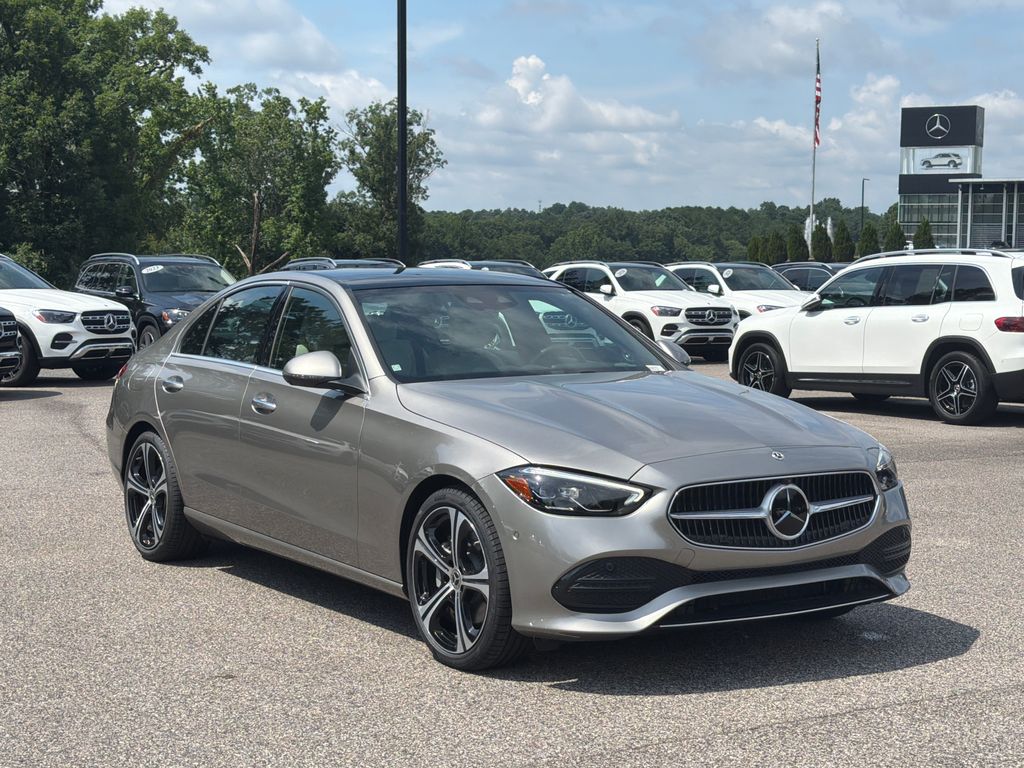 Mojave Silver Metallic 2023 Mercedes-Benz C-Class Sedan Rear-Wheel Drive 9-Speed Automatic