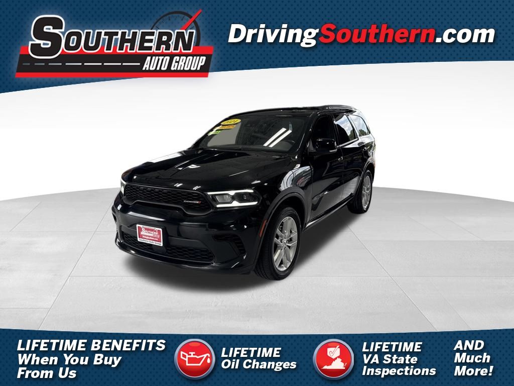 DB Black Crystal Clearcoat 2024 Dodge Durango SUV / Crossover All-Wheel Drive 8-Speed Automatic