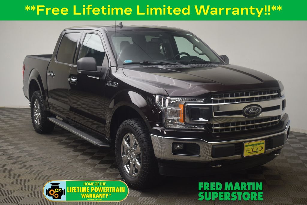 Magma Red 2019 Ford F-150 XLT SuperCrew 4WD Pickup Truck Four-Wheel Drive Automatic