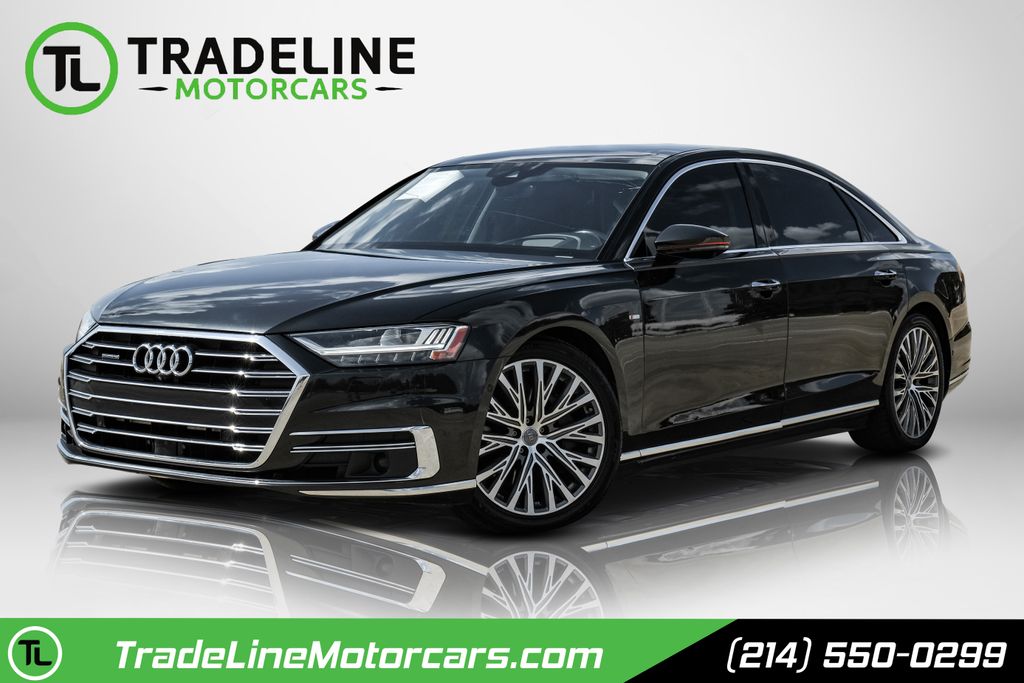 Vesuvius Gray Metallic 2019 Audi A8 Sedan All-Wheel Drive 8-Speed Automatic