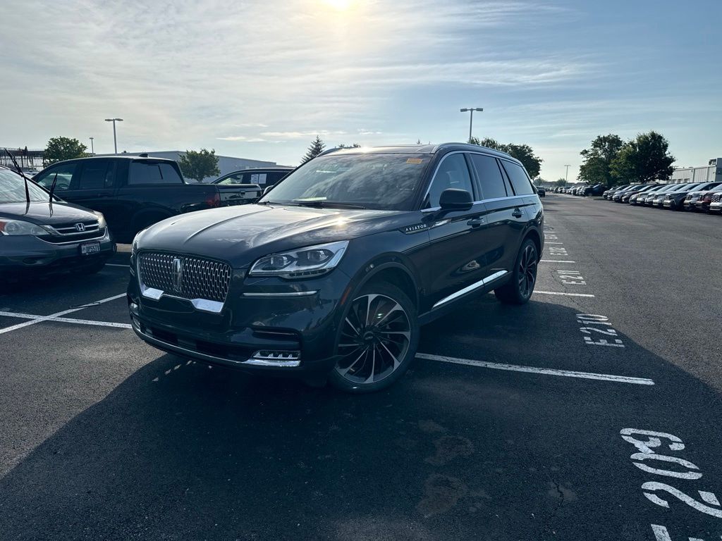 Blue Metallic 2023 Lincoln Aviator Reserve AWD SUV / Crossover All-Wheel Drive Automatic