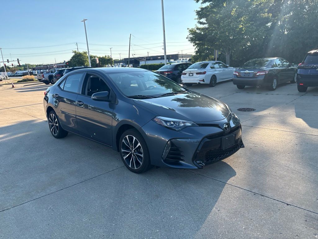 Gray 2019 Toyota Corolla Sedan Front-Wheel Drive Continuously Variable Transmission