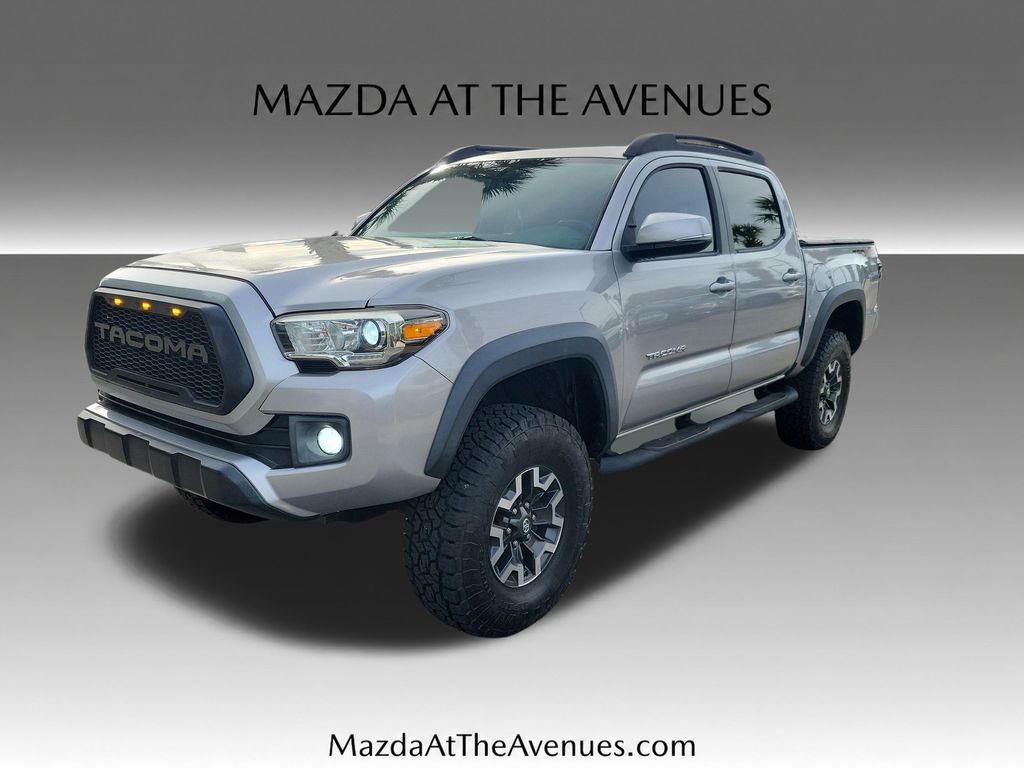 Silver Sky Metallic 2017 Toyota Tacoma Pickup Truck Four-Wheel Drive 6-Speed Automatic