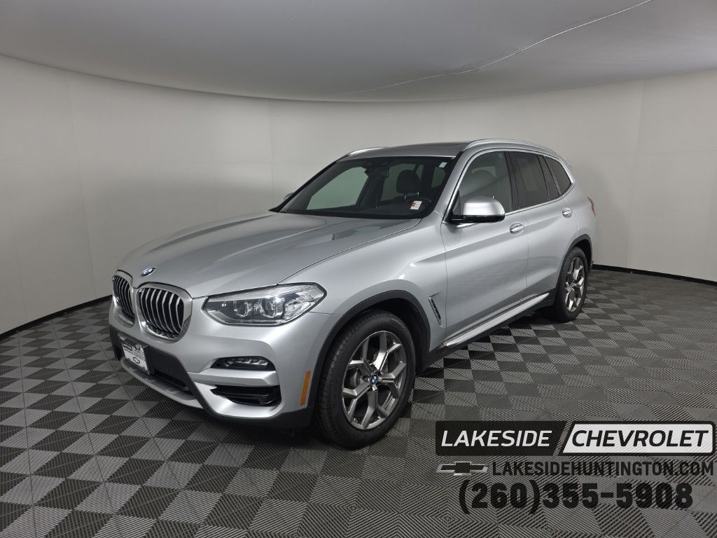 Glacier Silver Metallic 2021 BMW X3 SUV / Crossover Rear-Wheel Drive 8-Speed Automatic
