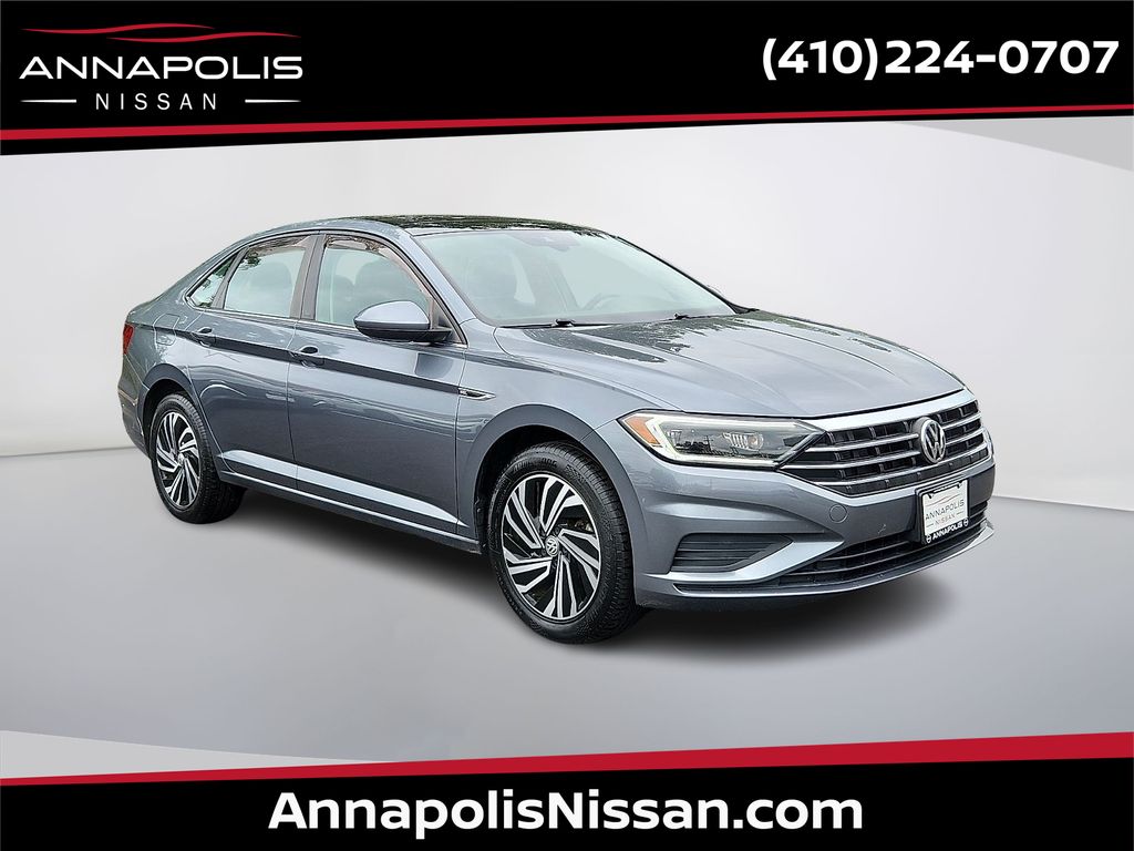 Platinum Gray Metallic 2021 Volkswagen Jetta Sedan Front-Wheel Drive 8-Speed Automatic