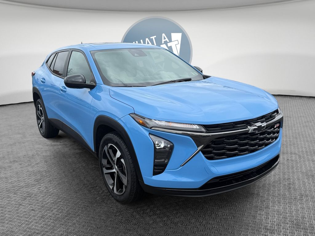Fountain Blue 2024 Chevrolet Trax RS with 1RS FWD SUV / Crossover Front-Wheel Drive 6-Speed Automatic