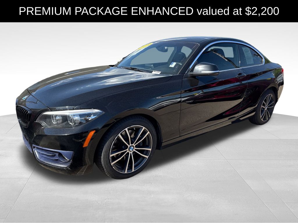 Jet Black 2018 BMW 2 Series Coupe All-Wheel Drive 8-Speed Automatic