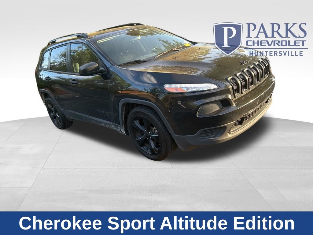 Diamond Black Crystal Pearlcoat 2017 Jeep Cherokee Sport FWD SUV / Crossover Front-Wheel Drive 9-Speed Automatic