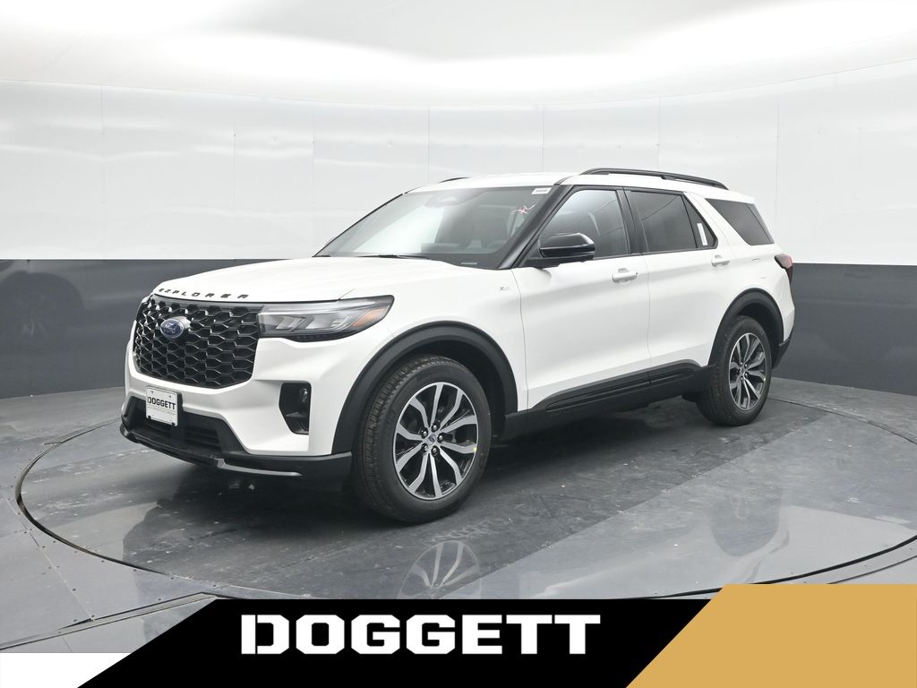 Star White Metallic Tri-Coat 2026 Ford Explorer SUV / Crossover Rear-Wheel Drive Automatic
