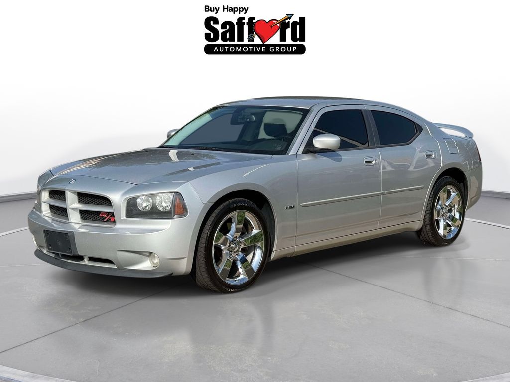 Bright Silver Metallic 2008 Dodge Charger Sedan Rear-Wheel Drive 5-Speed Automatic