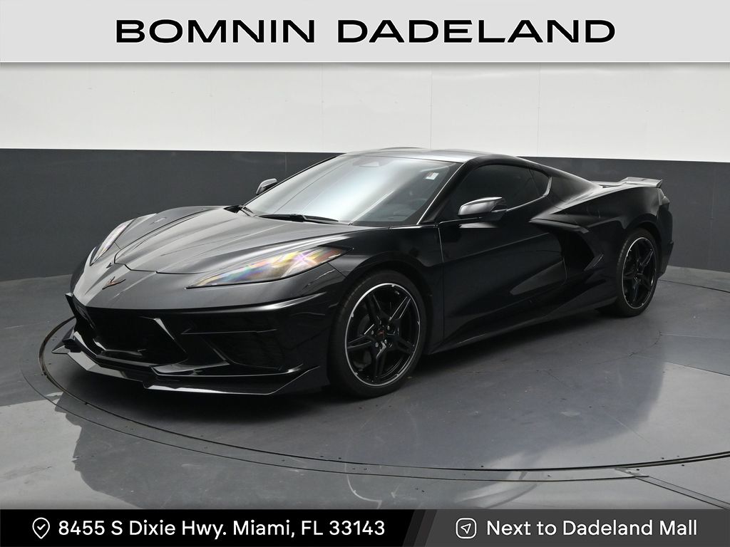 Black 2024 Chevrolet Corvette Coupe Rear-Wheel Drive 8-Speed Dual Clutch