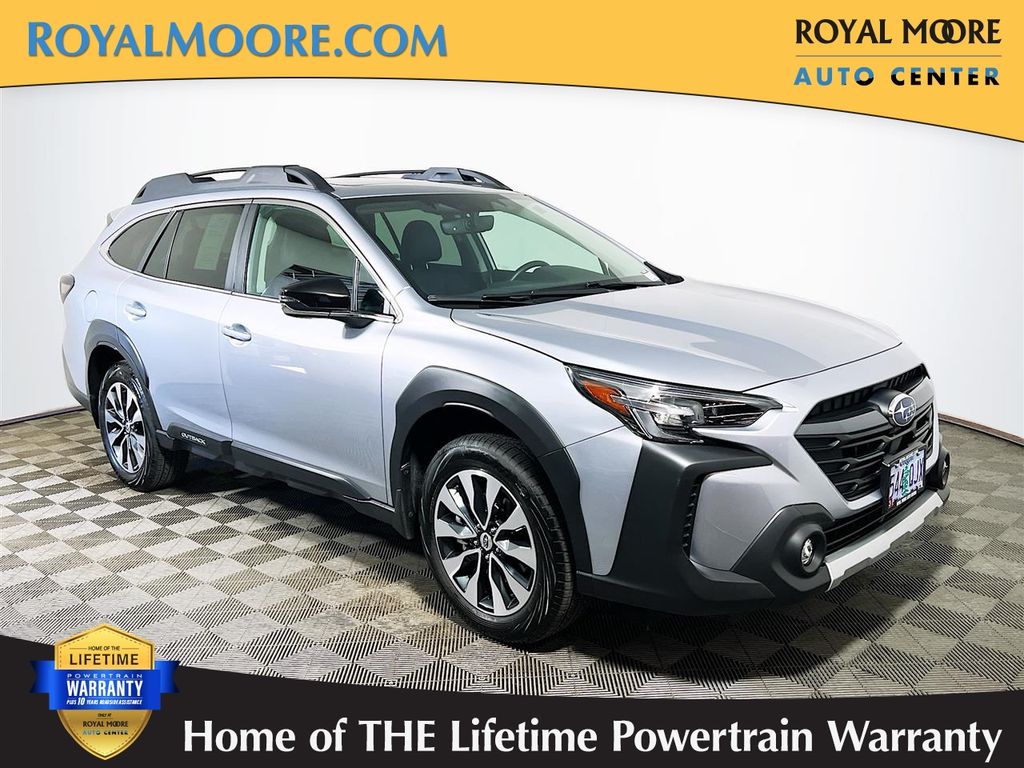 Ice Silver Metallic 2025 Subaru Outback Limited AWD SUV / Crossover All-Wheel Drive Continuously Variable Transmission