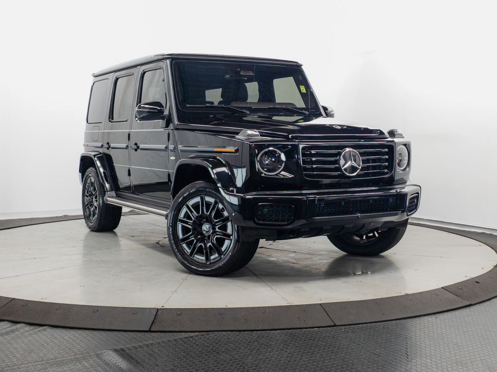 Obsidian Black Metallic 2025 Mercedes-Benz G-Class SUV / Crossover All-Wheel Drive 2-Speed Automatic