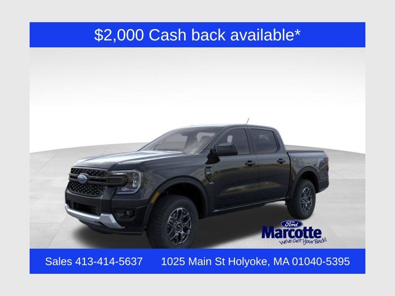 Shadow Black 2026 Ford Ranger Pickup Truck Four-Wheel Drive Automatic