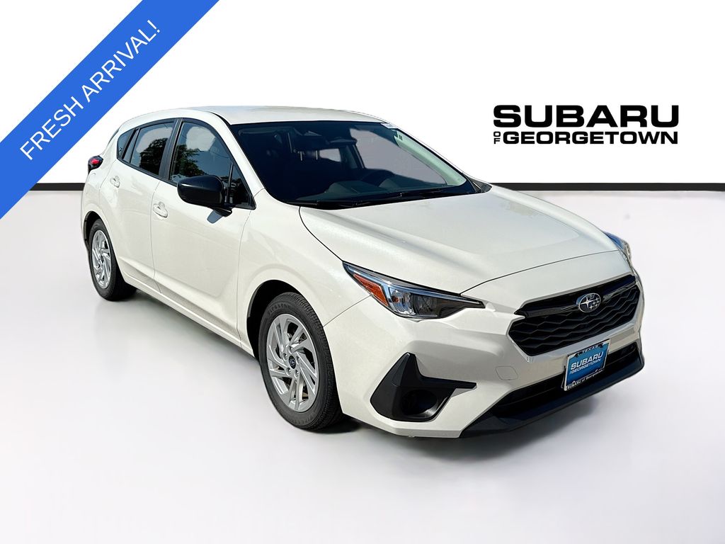 Crystal White Pearl 2024 Subaru Impreza Wagon All-Wheel Drive Continuously Variable Transmission