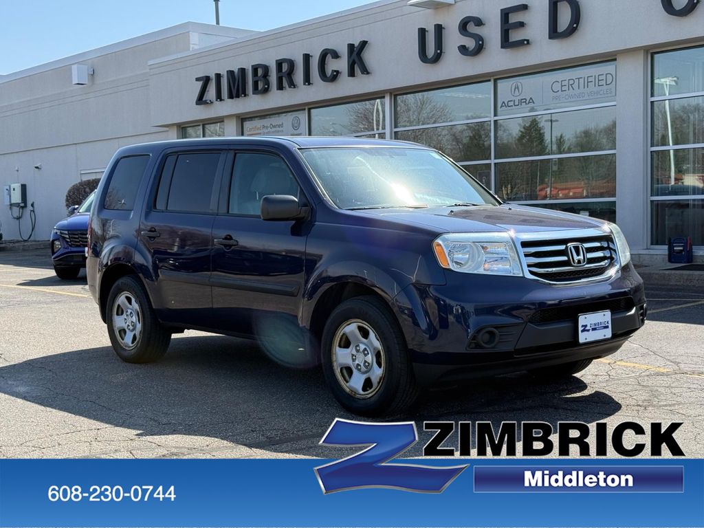 Black (Obsidian Blue Pearl) 2014 Honda Pilot LX 4WD SUV / Crossover Four-Wheel Drive 5-Speed Automatic
