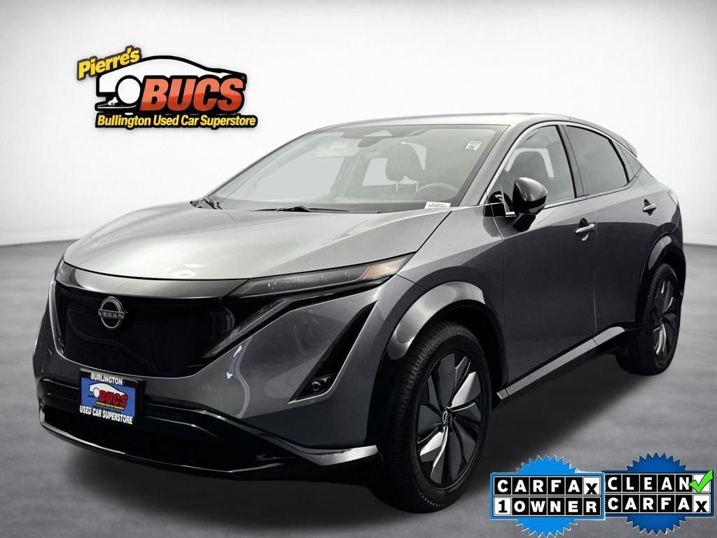 Gray (Gun Metallic) 2023 Nissan Ariya Engage FWD SUV / Crossover Front-Wheel Drive Continuously Variable Transmission