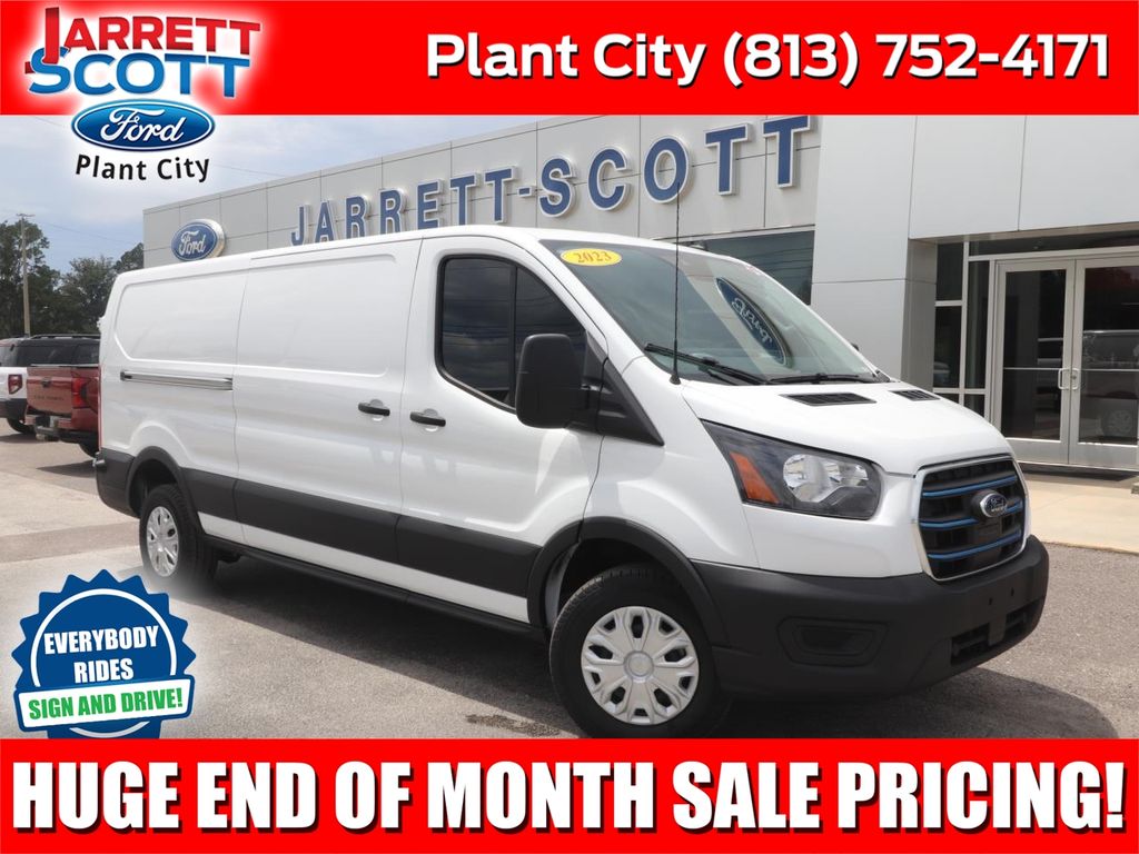 Oxford White 2023 Ford E-Transit Van Rear-Wheel Drive Automatic