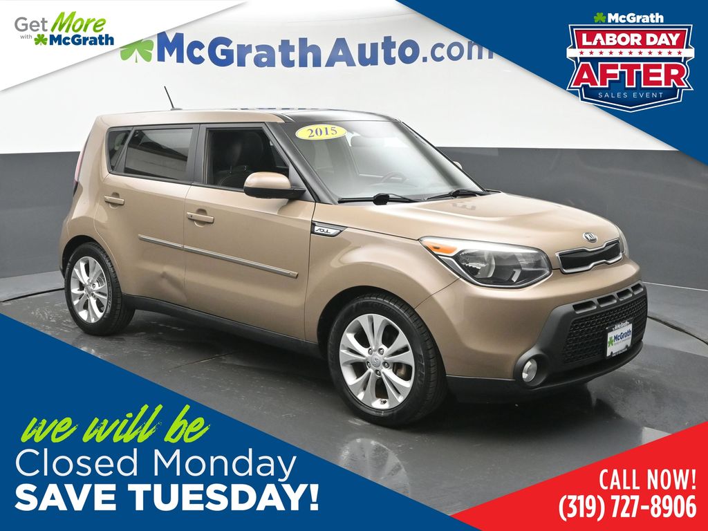 Latte Brown 2015 Kia Soul Wagon Front-Wheel Drive 6-Speed Automatic