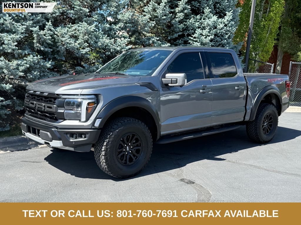 Gray 2025 Ford F-150 Pickup Truck Four-Wheel Drive Automatic