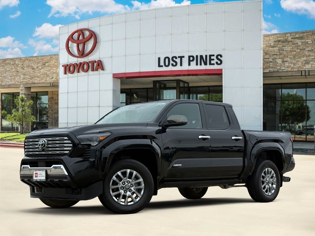 Black 2024 Toyota Tacoma Pickup Truck Four-Wheel Drive 8-Speed Automatic