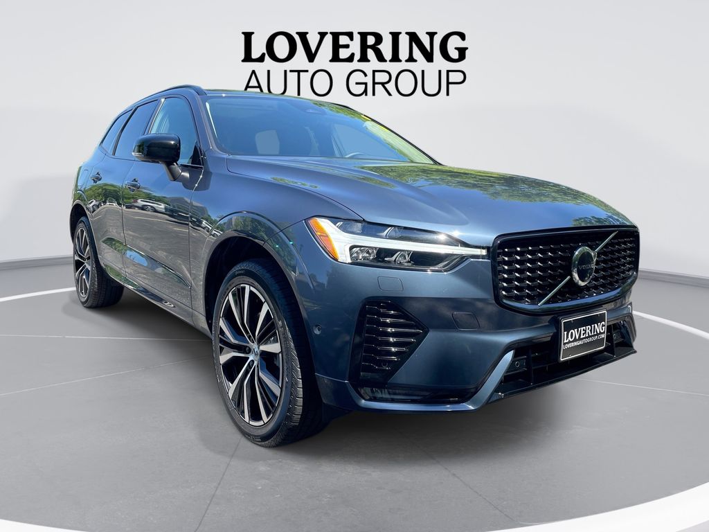 Denim Blue Metallic 2024 Volvo XC60 B5 Plus Dark Theme AWD SUV / Crossover All-Wheel Drive Automatic
