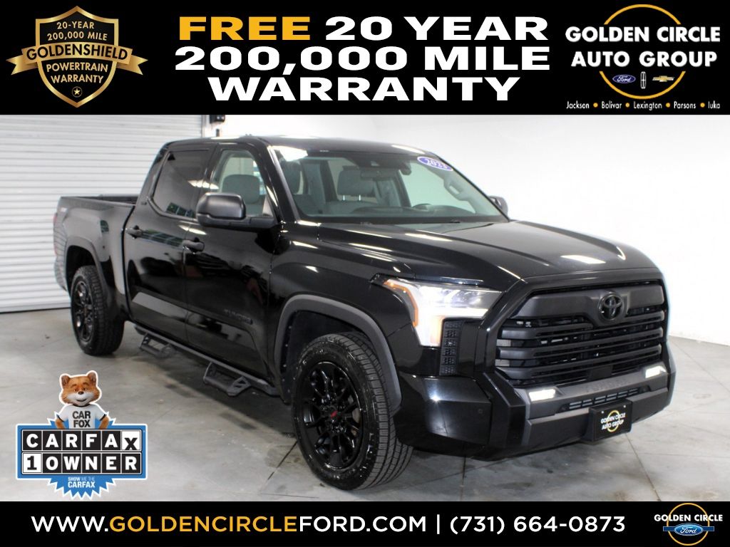 Midnight Black Metallic 2023 Toyota Tundra Pickup Truck 4X2 Automatic