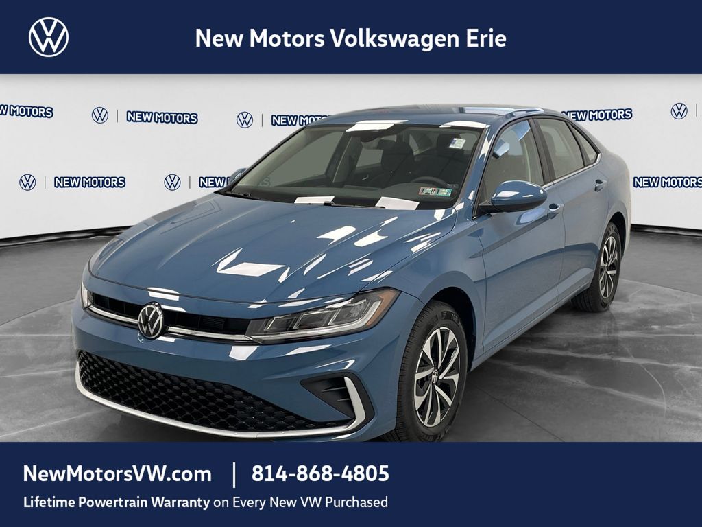 Blue 2026 Volkswagen Jetta Sedan Front-Wheel Drive 8-Speed Automatic