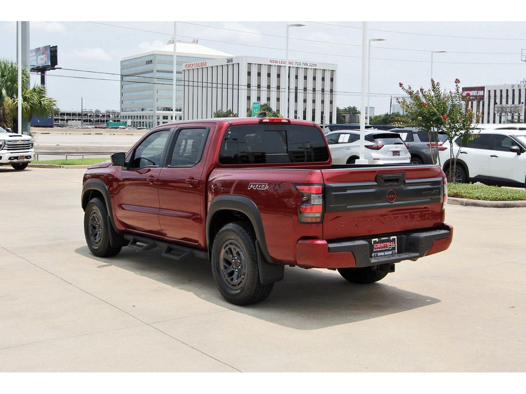 2025 Nissan Frontier PRO-4X Red at Bravo Nissan