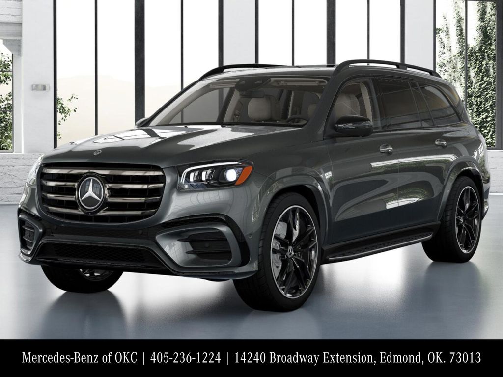 Gray (Selenite Grey Metallic) 2026 Mercedes-Benz GLS 580 4MATIC SUV / Crossover All-Wheel Drive 9-Speed Automatic