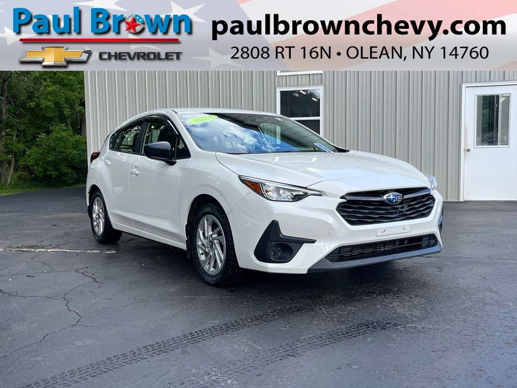 Crystal White Pearl 2024 Subaru Impreza Wagon All-Wheel Drive Continuously Variable Transmission