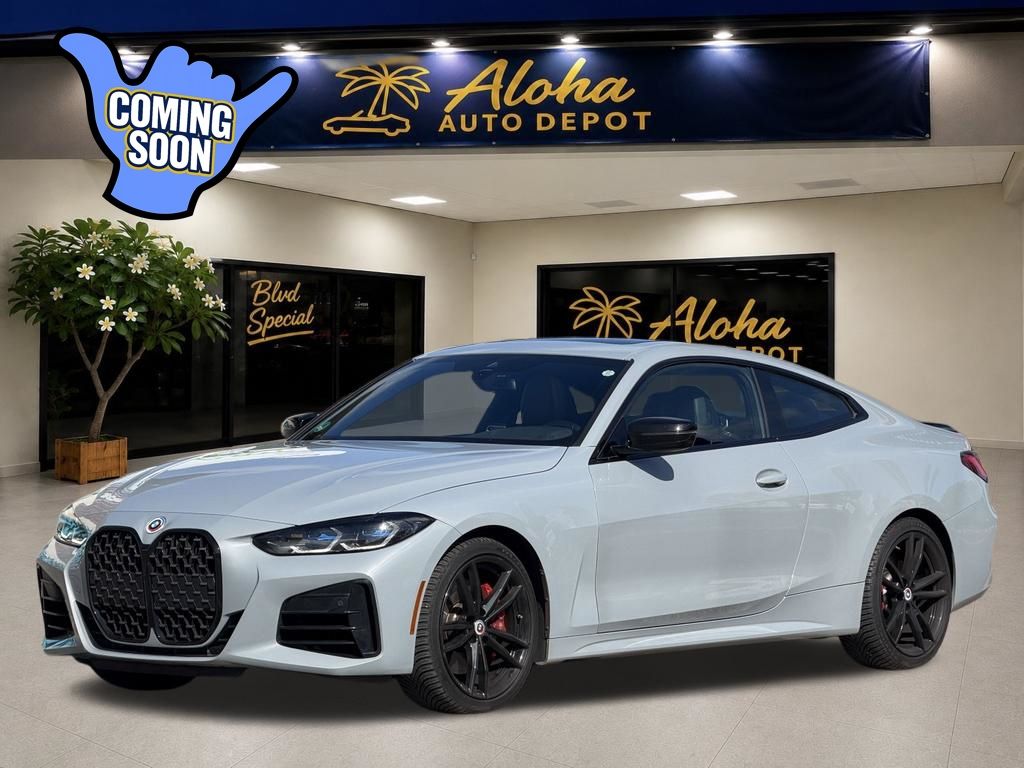 Gray 2022 BMW 4 Series Coupe All-Wheel Drive 8-Speed Automatic
