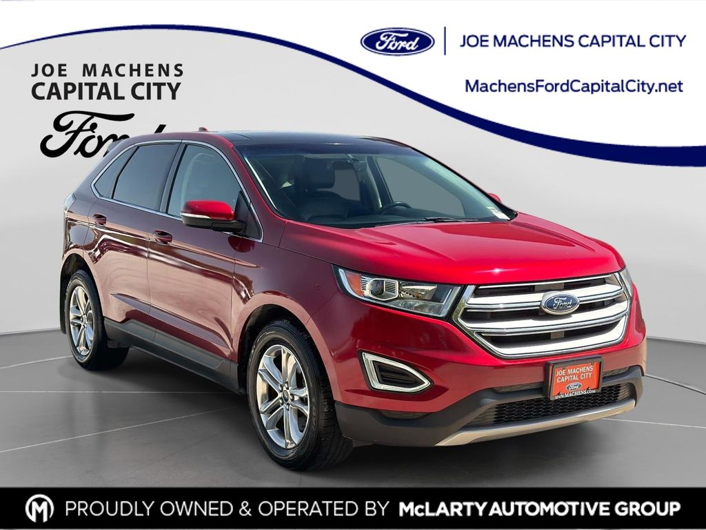 Ruby Red Metallic 2016 Ford Edge SUV / Crossover All-Wheel Drive 6-Speed Automatic