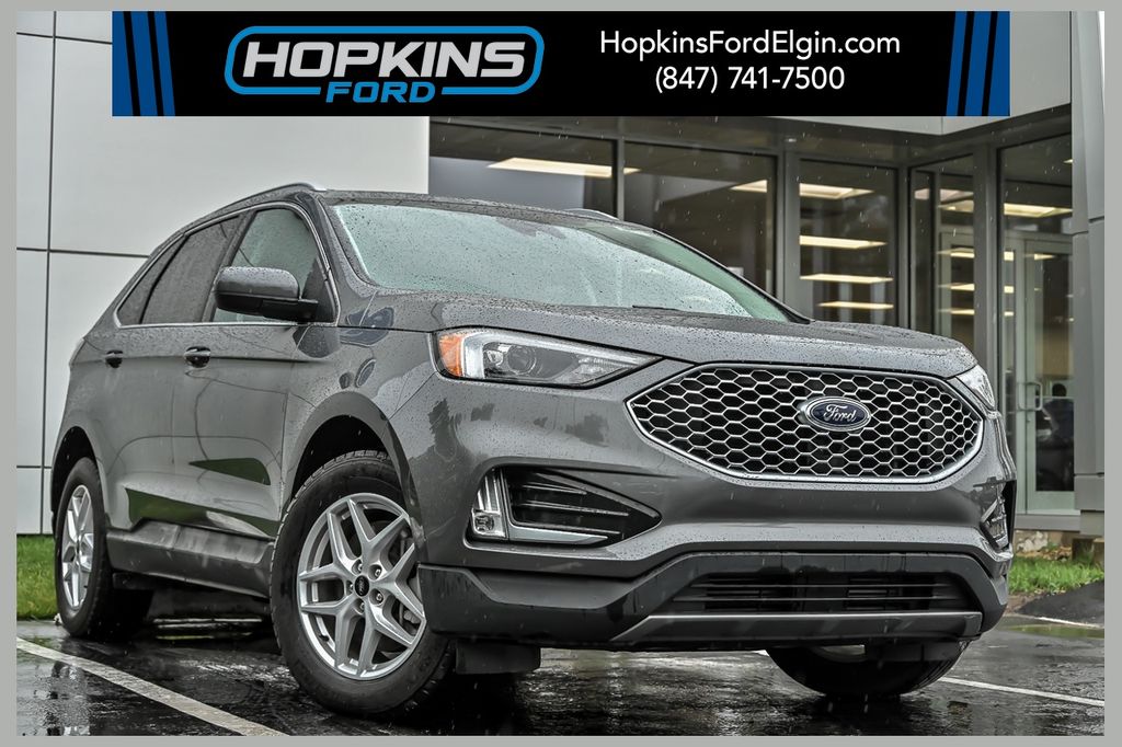 Gray Metallic 2024 Ford Edge SUV / Crossover All-Wheel Drive 8-Speed Automatic