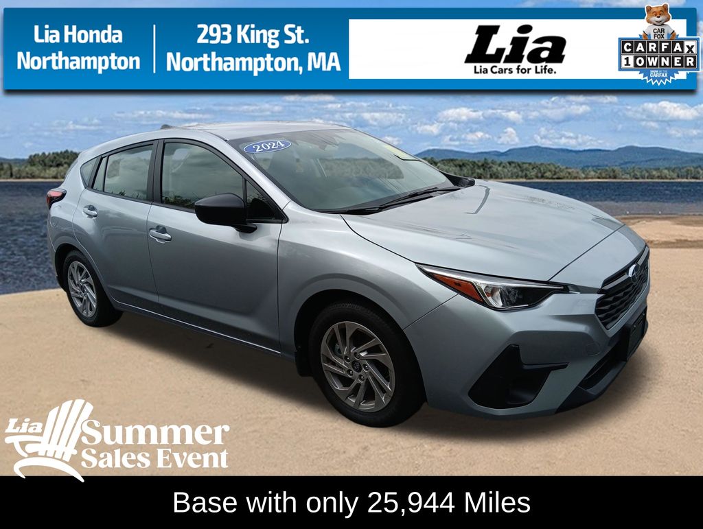 Ice Silver Metallic 2024 Subaru Impreza Wagon All-Wheel Drive Continuously Variable Transmission