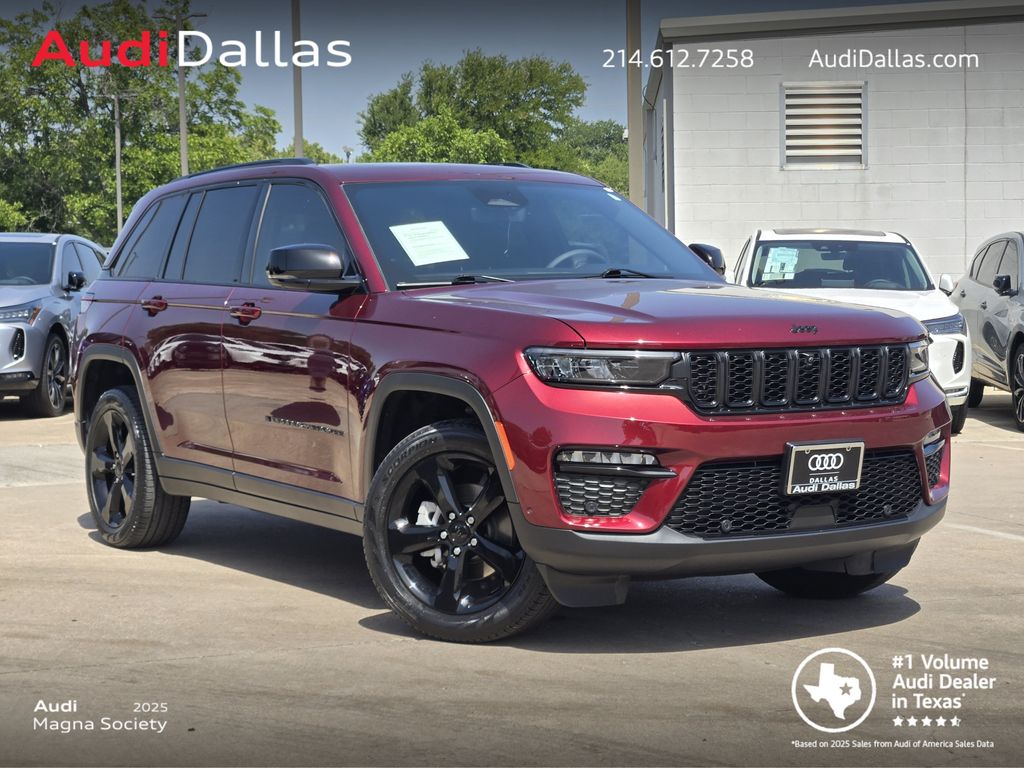 Velvet Red Pearlcoat 2025 Jeep Grand Cherokee SUV / Crossover Four-Wheel Drive 8-Speed Automatic